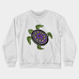 Sea Turtle Abstraction Crewneck Sweatshirt